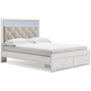  Size_Queen -- Signature Design by Ashley Altyra Upholstered Panel Bed with Storage IMAGE 1