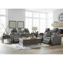  Manufacturer Color_Slate  -- Next-Gen DuraPella 2200418 Power Reclining Loveseat with Console and Adjustable Headrest IMAGE 12