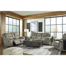  Motion Type_Reclining  -- Signature Design by Ashley Next Gen Gaucho Reclining Leather Look Loveseat with Console IMAGE 10