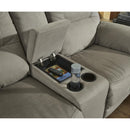  Motion Type_Reclining  -- Signature Design by Ashley Next Gen Gaucho Reclining Leather Look Loveseat with Console IMAGE 6