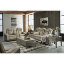  Manufacturer Color_Sand  -- Signature Design by Ashley Next Gen DuraPella Power Leather Look Recliner IMAGE 15