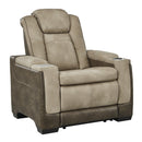  Manufacturer Color_Sand  -- Signature Design by Ashley Next Gen DuraPella Power Leather Look Recliner IMAGE 1