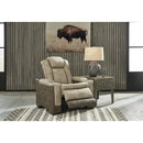  Manufacturer Color_Sand  -- Signature Design by Ashley Next Gen DuraPella Power Leather Look Recliner IMAGE 6