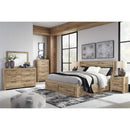  Size_King  -- Signature Design by Ashley Hyanna Panel Bed with Storage IMAGE 6