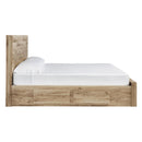  Size_Queen  -- Hyanna B1050B6 Queen Panel Storage Bed with 1 Under Bed Storage Drawer IMAGE 3