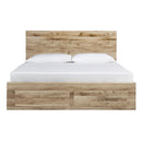  Size_Queen  -- Hyanna B1050B8 Queen Panel Storage Bed with 2 Under Bed Storage Drawers IMAGE 2