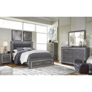  Size_Queen  -- Signature Design by Ashley Lodanna Upholstered Panel Bed with Storage IMAGE 6