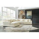  Manufacturer Color_Ivory  -- Signature Design by Ashley Lindyn Fabric 5 pc Sectional IMAGE 3