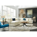  Manufacturer Color_Ivory  -- Signature Design by Ashley Lindyn Fabric 5 pc Sectional IMAGE 5