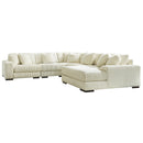  Manufacturer Color_Ivory  -- Signature Design by Ashley Lindyn Fabric 5 pc Sectional IMAGE 1