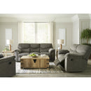  Manufacturer Color_Putty -- Signature Design by Ashley Alphons Reclining Fabric Loveseat IMAGE 10