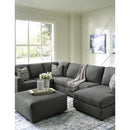  Manufacturer Color_Charcoal  -- Signature Design by Ashley Edenfield Fabric Ottoman IMAGE 6