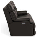  Flexsteel Clive 1594-62PH Power Reclining Sofa - Black IMAGE 2