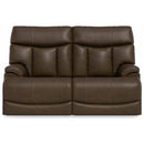  Flexsteel Clive 1594-60PH Power Reclining Loveseat - Brown IMAGE 2