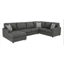  Manufacturer Color_Charcoal  -- Signature Design by Ashley Edenfield Fabric 3 pc Sectional IMAGE 1