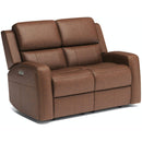  Flexsteel Linden 1043-60PH Power Reclining Loveseat with Power Headrests and Lumbar IMAGE 1