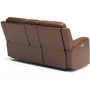  Flexsteel Linden 1043-64PH Pwr Reclining Loveseat w/Console/Pwr Headrests and Lumbar IMAGE 4
