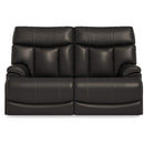  Flexsteel Clive 1594-60PH Power Reclining Loveseat - Black IMAGE 2