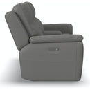  Flexsteel Sawyer 1845-64PH Power Reclining Sofa with Power Headrests and Lumbar - Grey IMAGE 3