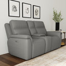  Flexsteel Sawyer 1845-64PH Power Reclining Sofa with Power Headrests and Lumbar - Grey IMAGE 4