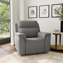  Flexsteel Sawyer 1845-50PH Power Recliner with Power Headrest and Lumbar - Grey IMAGE 3