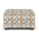  Flexsteel Freedom 7401-092 Square Cocktail Ottoman - Brass IMAGE 2
