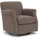  Flexsteel Mabel 0133-11 Swivel Chair - Smoke IMAGE 1