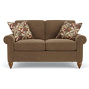  Flexsteel Moxy 5038-20 Loveseat - Chocolate IMAGE 2