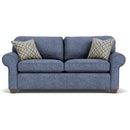 Flexsteel Thornton 5535-30 Two-Cushion Sofa - Indigo IMAGE 2
