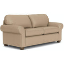  Flexsteel Thornton 3535-30 Two-Cushion Sofa - Beige IMAGE 1