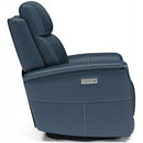  Flexsteel View 1524-52PH Swivel Power Recliner with Power Headrest and Lumbar IMAGE 3