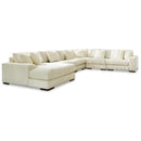  Manufacturer Color_Ivory  -- Signature Design by Ashley Lindyn Fabric 6 pc Sectional IMAGE 1