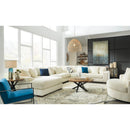 Manufacturer Color_Ivory  -- Signature Design by Ashley Lindyn Fabric 6 pc Sectional IMAGE 3