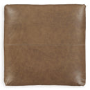  Manufacturer Color_Caramel  -- Signature Design by Ashley Emilia Leather Match Ottoman IMAGE 3