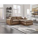  Manufacturer Color_Caramel  -- Signature Design by Ashley Emilia Leather Match Ottoman IMAGE 5