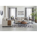  Manufacturer Color_Pebble  -- Signature Design by Ashley Mahoney Stationary Fabric Loveseat IMAGE 8