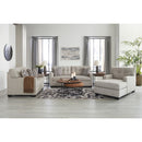  Manufacturer Color_Pebble  -- Signature Design by Ashley Mahoney Stationary Fabric Sofa IMAGE 10