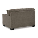  Manufacturer Color_Chocolate  -- Mahoney 3100535 Loveseat IMAGE 4