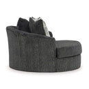  Signature Design by Ashley Biddeford 3550421 Oversized Swivel Accent Chair IMAGE 3