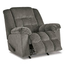  Manufacturer Color_Putty  -- Signature Design by Ashley Kegler Rocker Fabric Recliner IMAGE 2