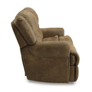  Motion Type_Power Recline  -- Signature Design by Ashley Boothbay Reclining Leather Look Sofa IMAGE 4