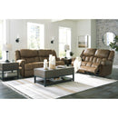  Motion Type_Power Recline  -- Signature Design by Ashley Boothbay Reclining Leather Look Sofa IMAGE 8