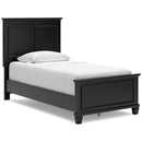  Size_Twin  -- Signature Design by Ashley Lanolee Panel Bed IMAGE 1