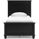  Size_Twin  -- Signature Design by Ashley Lanolee Panel Bed IMAGE 2