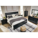  Size_Queen  -- Lanolee B687B6 Queen Panel Bed IMAGE 6