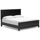  Size_California King  -- Lanolee B687B9 California King Panel Bed IMAGE 1