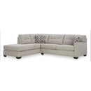  Manufacturer Color_Pebble  -- Signature Design by Ashley Mahoney Fabric 2 pc Sectional IMAGE 1