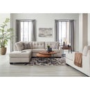  Manufacturer Color_Pebble  -- Signature Design by Ashley Mahoney Fabric 2 pc Sectional IMAGE 4