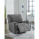  Manufacturer Color_Pewter  -- Signature Design by Ashley Rannis Rocker Fabric Recliner IMAGE 7