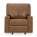  Manufacturer Color_Caramel  -- Signature Design by Ashley Bolsena Rocker Leather Match Recliner IMAGE 3
